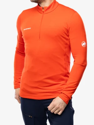 Bluza bez kaptura Mammut Aenergy ML Half Zip Pull - mammut red