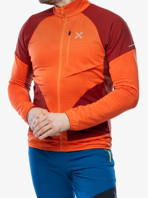 Bluza bez kaptura Montura Thermal Grid 2 Maglia - bright orange/tobacco