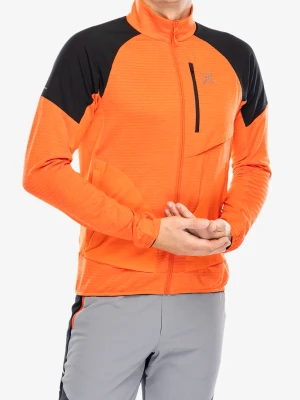 Bluza bez kaptura Montura Thermal Grid 2 Maglia - orange