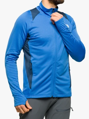 Bluza bez kaptura The North Face AO Full Zip - sonic blue