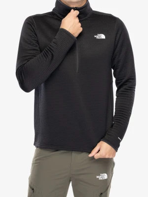 Bluza bez kaptura The North Face Dotknit Thermal 1/4 Zip - tnf black