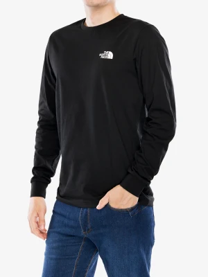 Bluza bez kaptura The North Face L/S Box NSE Tee - tnf black