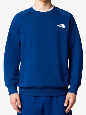 Bluza bez kaptura The North Face Raglan Redbox Crew - estate blue/tnf white