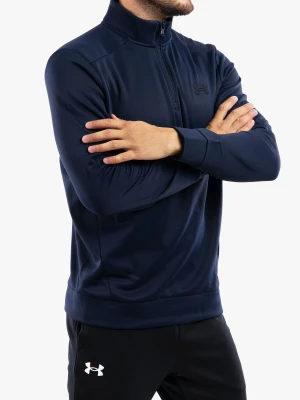 Bluza bez kaptura Under Armour Armour Fleece 1/4 Zip - midnight navy/blk