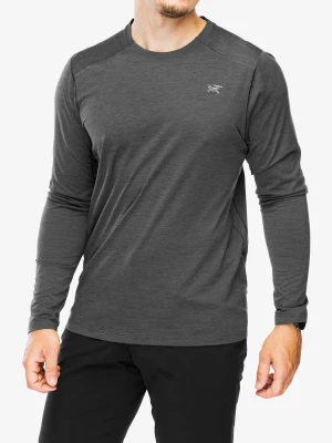 Bluza biegowa Arcteryx Cormac Crew Neck Shirt LS - blk heather