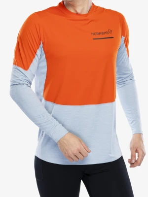 Bluza biegowa Norrona Senja Equaliser Lightweight Long Sleeve - adrenalin