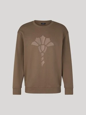 Bluza Blaze z motywem chabru w kolorze taupe Joop