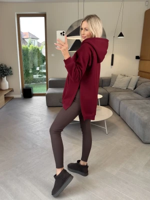 Bluza Bordowa Ocieplana Fly ClothStore