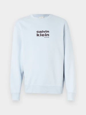 Bluza Calvin Klein jasnoniebieski