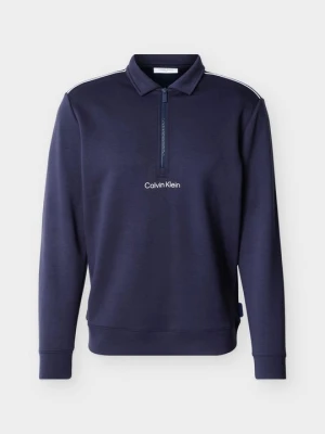 Bluzka z długim rękawem Calvin Klein granatowy