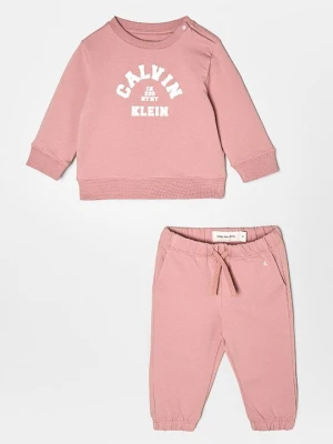 Bluza Calvin Klein Jeans jasnoróżowy