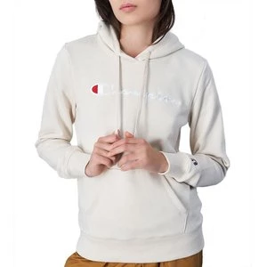 Bluza Champion Embroidered Big Script Logo Hoodie 117111-YS137 - beżowa