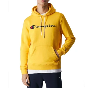 Bluza Champion Embroidered Script Logo Hoodie 219203-YS074 - żółta