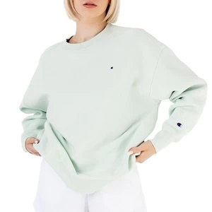 Bluza Champion Honeydew Minimal Oversized Reverse Weave Sweatshirt 116241-GS076 - zielony
