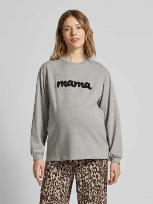 Bluza ciążowa z nadrukiem z logo model ‘VITA’ Mamalicious