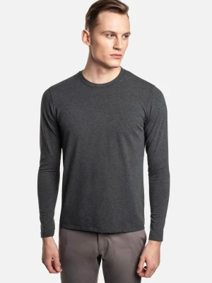 BLUZA CINISI Z OKRĄGŁYM DEKOLTEM GRAFIT Recman