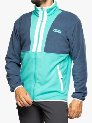 Bluza Columbia Back Bowl Fleece Lightweight - dark mountain/bright aqua/wht