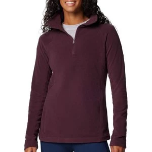 Bluza Columbia Glacial IV 1/2 Zip 1802201606 - bordowa