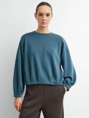 Bluza comma petrolowy
