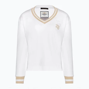 Bluza damska Aeronautica Militare Lady V-Neck optical white