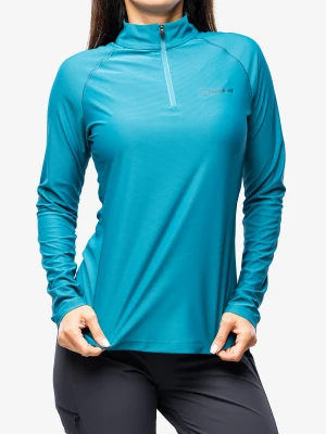 Bluza damska bez kaptura Berghaus 24/7 Tech Tee LS HZ - jungle jewel