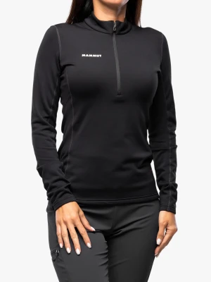 Bluza damska bez kaptura Mammut Aenergy ML Half Zip Pull - black