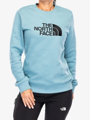 Bluza damska bez kaptura The North Face Drew Peak Crew - algae blue