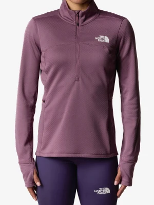 Bluza damska bez kaptura The North Face Winter Warm Pro 1/4 Zip - midnight mauve