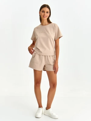 Bluza damska beżowa - SBL1233BE bluza nierozpinana - TOP SECRET - Odzieżowy sklep internetowy TOP SECRET