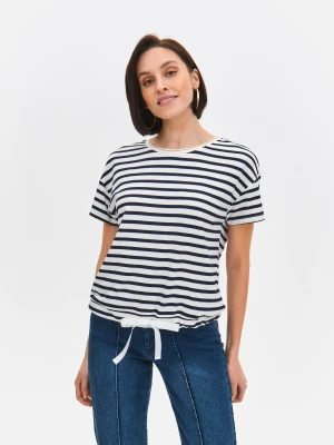 Bluza damska biała - SBL1271BI bluza nierozpinana - TOP SECRET - Odzieżowy sklep internetowy TOP SECRET