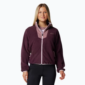 Bluza damska Columbia Sequoia Grove Full Zip moonvista / fig / pink dawn