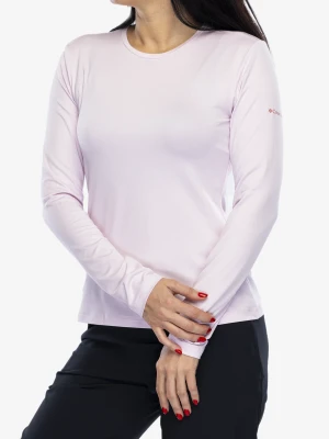 Bluza damska Columbia Sloan Ridge Graphic L/S - pink dawn heather/linear drift