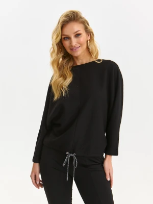 Bluza damska czarna - SBL1262CA bluza nierozpinana - TOP SECRET - Odzieżowy sklep internetowy TOP SECRET