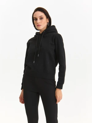 Bluza damska czarna - SBL1265CA bluza nierozpinana - TOP SECRET - Odzieżowy sklep internetowy TOP SECRET