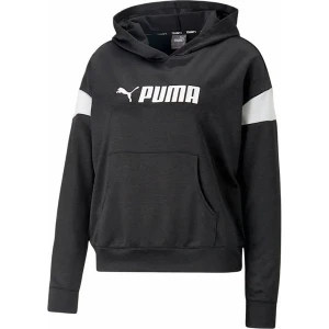 Bluza damska Fit Tech Knit Hoodie Puma Czarny