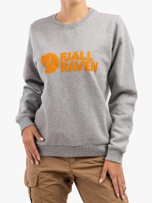 Bluza damska Fjallraven Logo Sweater - grey melange