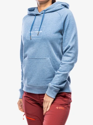 Bluza damska Helly Hansen F2F Organic Cotton Hoodie - azurite melange