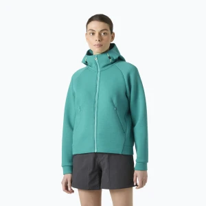 Bluza damska Helly Hansen HP Ocean Full Zip Jacket 2.0 dark melange Zielony