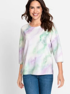 Bluza damska Henny z wzorem - Pastel Passion Olsen
