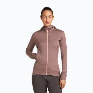 Bluza damska icebreaker Merino 260 Quantum IV Zip Hoodie summit/blush