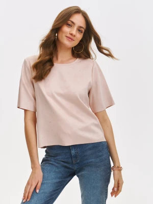 Bluza damska jasny róż - SBL1280JR bluza nierozpinana - TOP SECRET - Odzieżowy sklep internetowy TOP SECRET