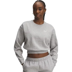 Bluza damska krótka Rival Fleece Piped Crew Under Armour