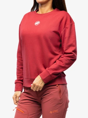 Bluza damska Mammut Core ML Crew Neck Original - blood red