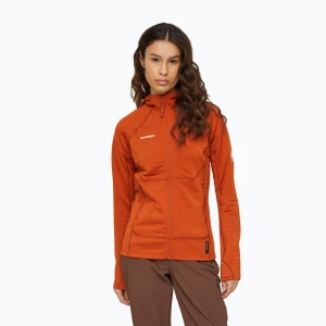Bluza damska Mammut Taiss ML Hooded Jacket Women autumn larice Pomarańczowy
