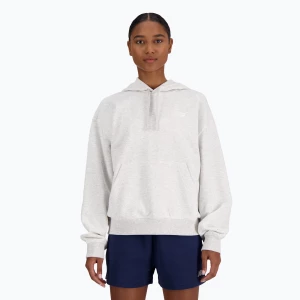 Zdjęcie produktu Bluza damska New Balance French Terry Small Logo Hoodie ash heather Szary