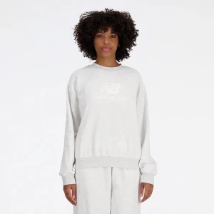 Bluza damska New Balance French Terry Stacked ash heather