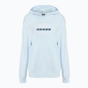 Bluza damska New Balance Sport Graphic French Terry Hoodie ice blue