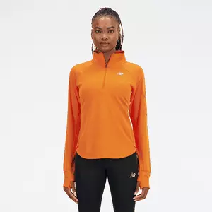 Bluza damska New Balance WT23252CEN - pomarańczowa