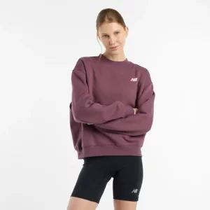 Bluza damska New Balance WT51949FDP – bordowa