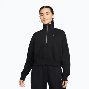 Zdjęcie produktu Bluza damska Nike Sportswear Phoenix Fleece 1/2 Zip Cropped black/sail
